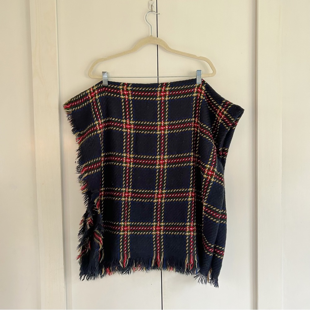Plaid Gingham Blanket Scarf